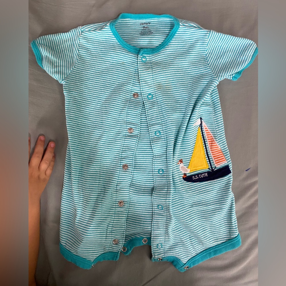 cute baby boy button up onesie.